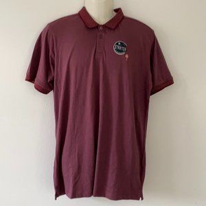 COPY - NWT *TRUNKS* Macy's Tee Time Polo In Burgandy